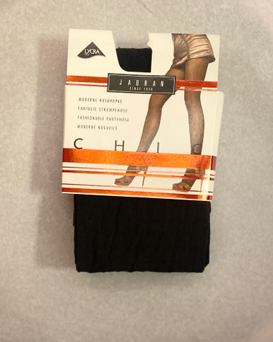 Jadran 60 Den T. Siva Stylish Diamond Patterned Pantyhose Black