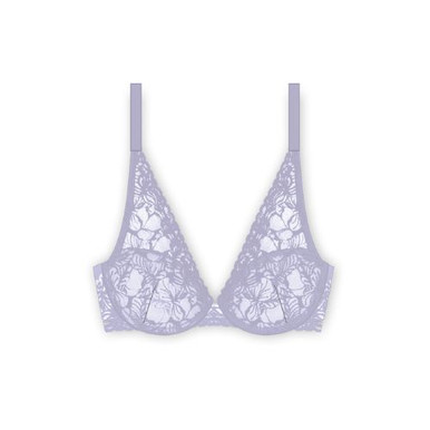 Gemsli Elegant High-Apex Plunge Bra in Fairy Mist