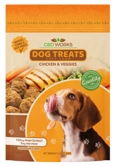 Dog Treats - Chicken & Veggie - 100mg