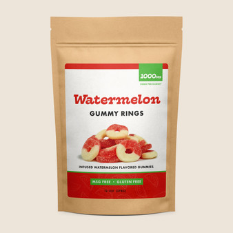 Gummy Rings - Watermelon - 1000mg