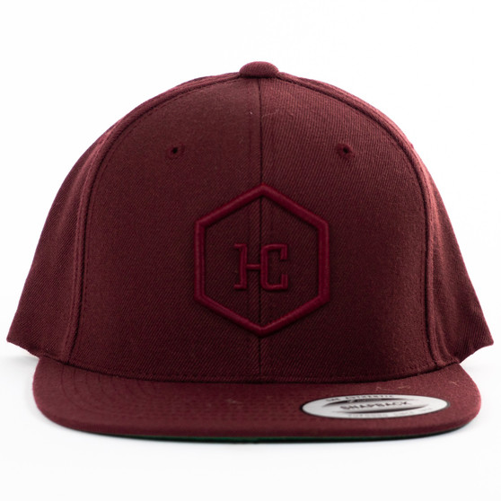 Hat - Maroon/Maroon