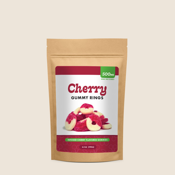 Cherry Gummy Rings 500mg