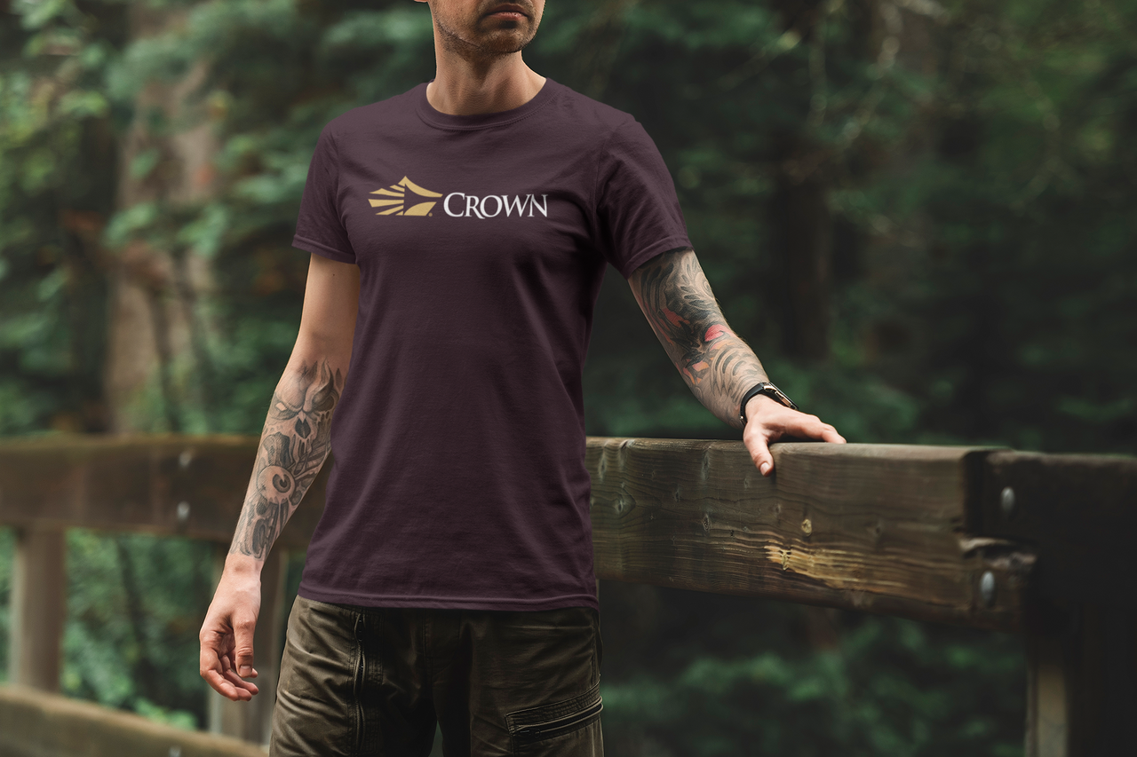 【ROMANTIC CROWN】22SS★ HEAVY COTTON LOGO TEE Top Crown Logo Clothing Brands to Elevate Your Style in 2025