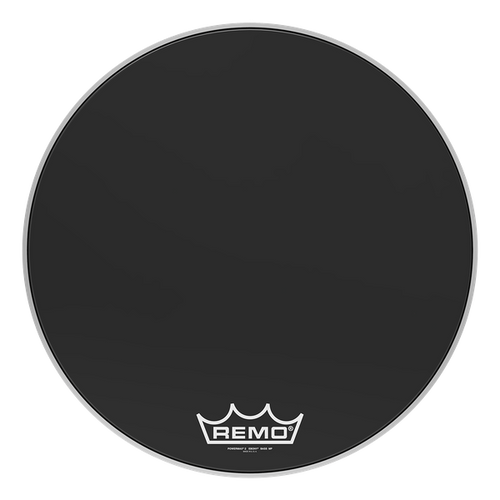 Remo 16" Powermax II Ebony Marching Bass Drum Head