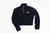 Ladies Cropped Quarter Zip (Black)
