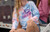 Tie-Dye Crewneck Sweater (Pink/Blue/White)