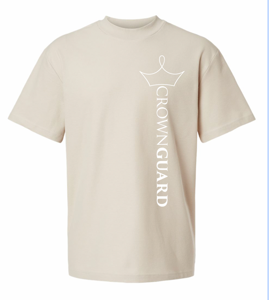 Crown Guard Unisex Pique Tee (Bone)
