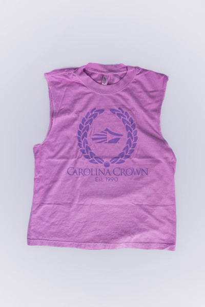 Laurel Sleeveless Tee (Powder Pink)