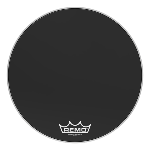 Remo 16" Powermax II Ebony Marching Bass Drum Head