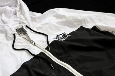 Windbreaker Jacket (White/Black)
