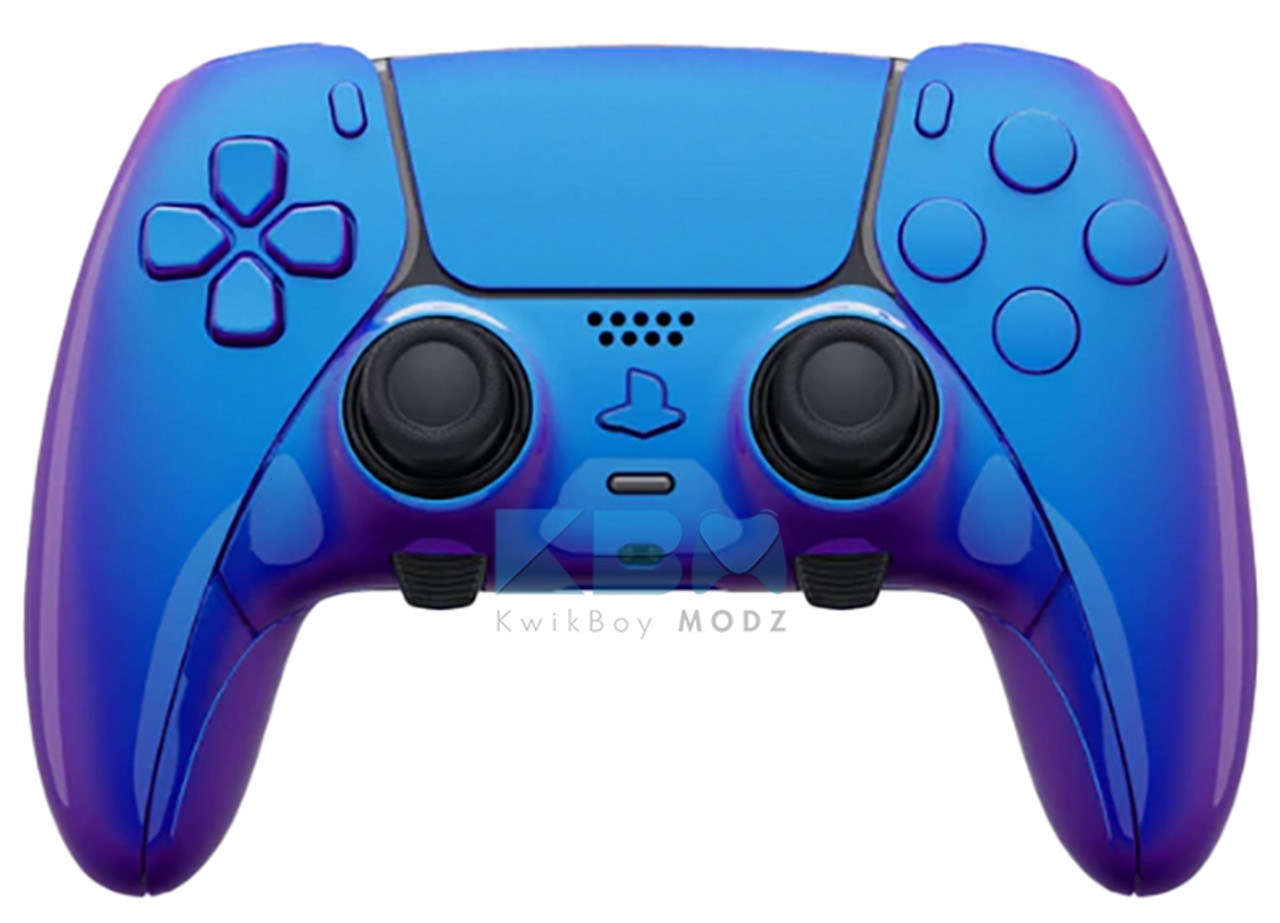 Blue Nebula Custom PS5 Dualsense Edge Pro Controller, PS5