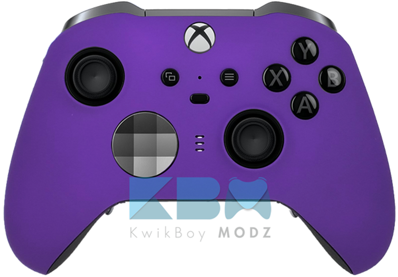 black and purple xbox one controller