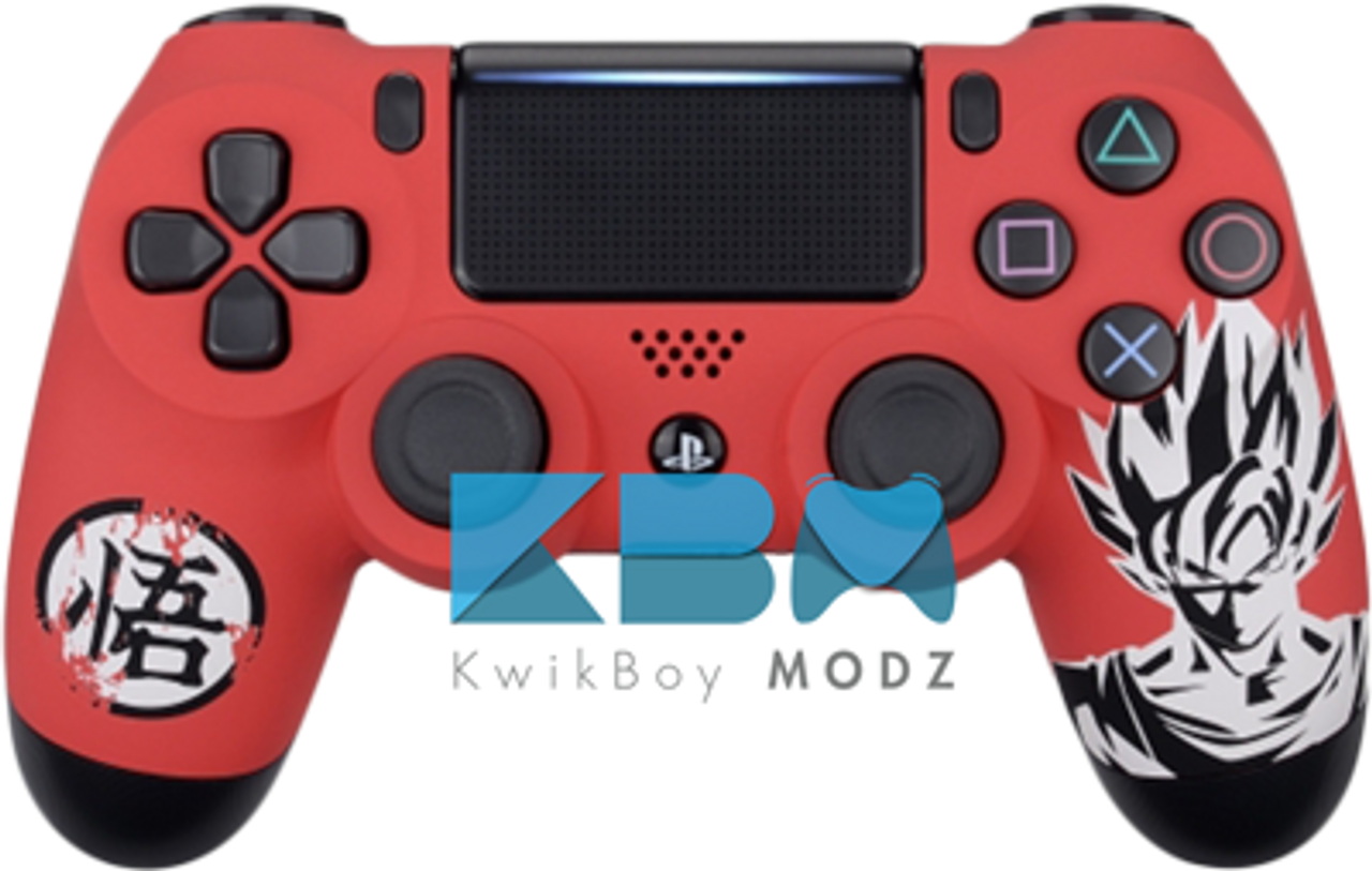 Dragon Ball Z Custom Modded Ps4 Controller Kwikboy Modz