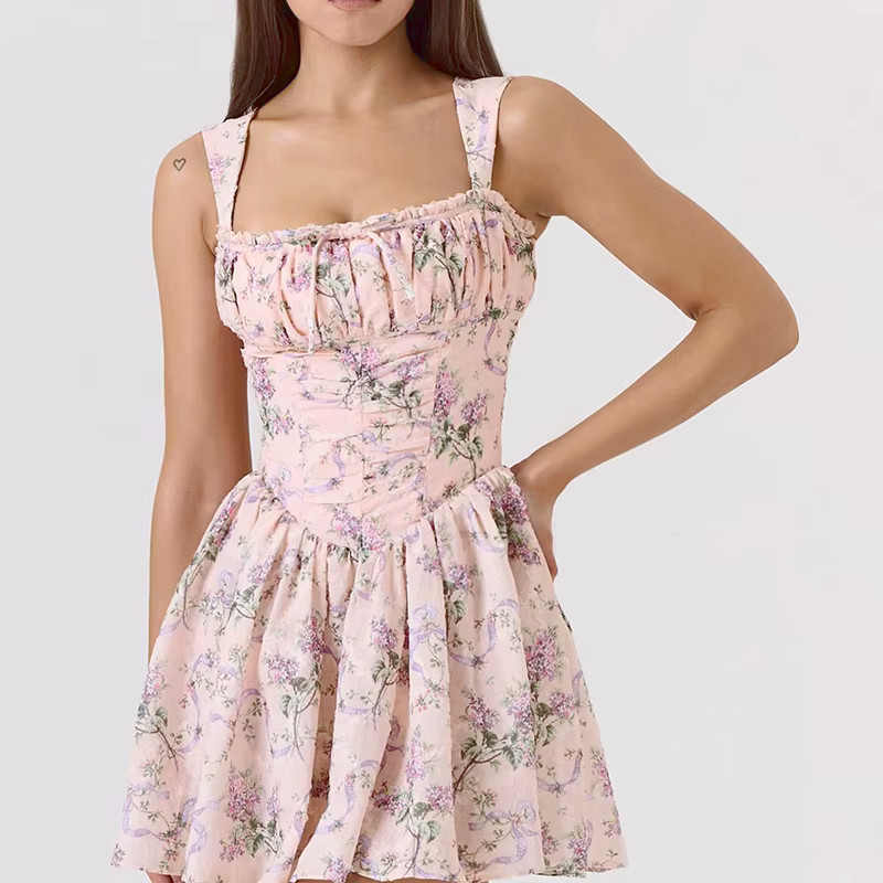 Floral Rose Dress-Bust 36
