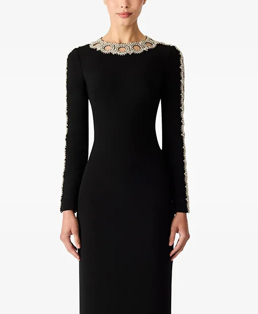 cotton voile dress Long pure timeless elegance Size:UK18 / XXL Black Satin Lace Up