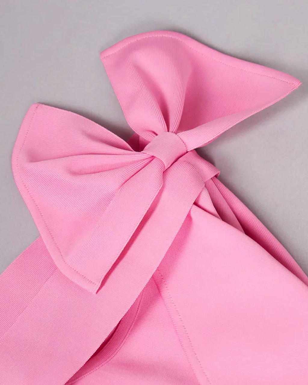 One Shoulder Feather Midi Dress Pink - Luxe Midi Dresses and