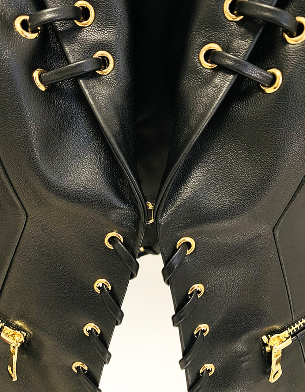 BIG SLEEVE FAUX LEATER ジャケット Women's Button Front PU Leather Jackets Faux Leather Blazer