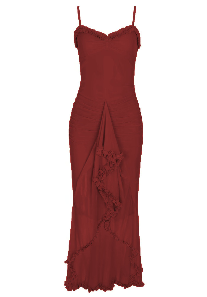burgundy satin prom dress A-Line Off Shoulder Satin Burgundy Long Prom Dress, Burgundy Formal Ev main image 0