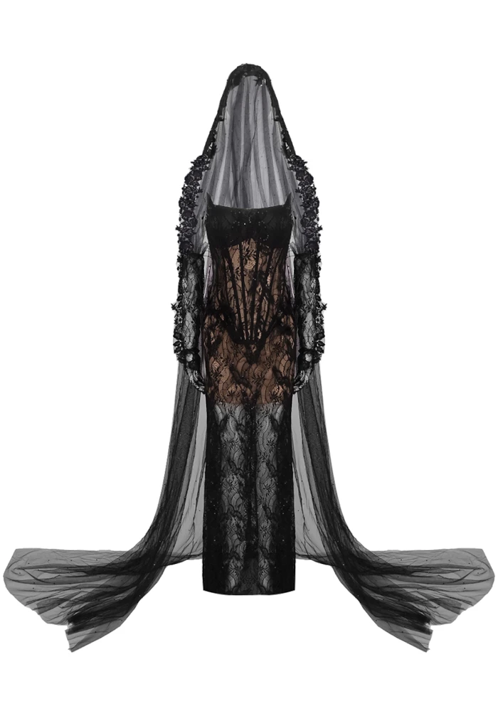 Strapless Lace Sequin Corset Maxi Dress Black - Luxe Maxi Dresses and Luxe  Party Dresses