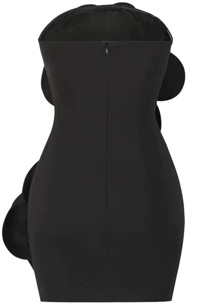 Strapless Floral 3D Dress Black - Luxe Floral Dresses and Luxe Party Dresses Strapless Floral 3D Dress Black - Luxe Floral Dresses and Luxe Party Dresses