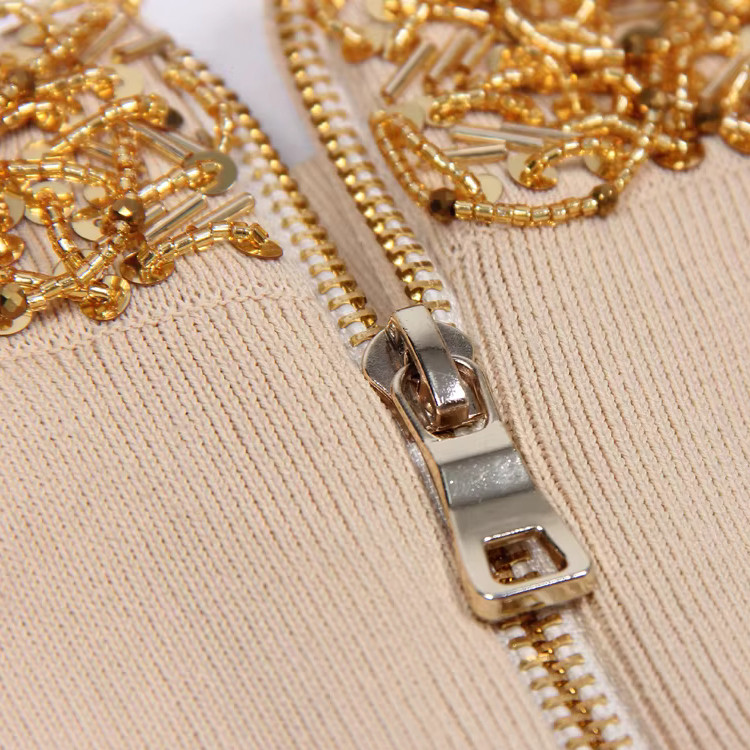 slim fit dress slacks Slater Sequin Knit Dress  Retrofete