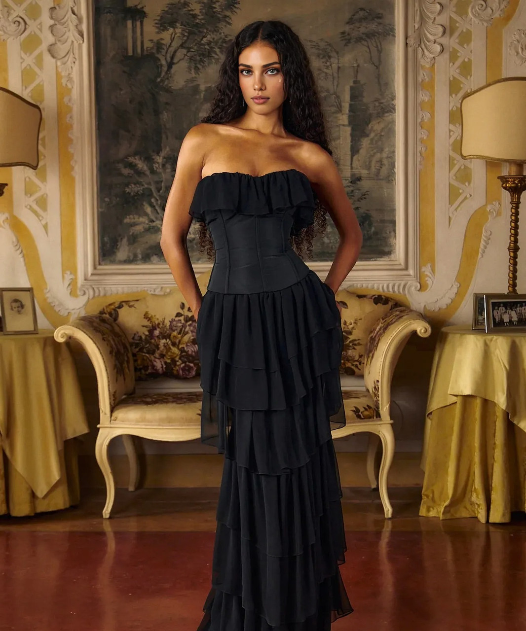 zimmermann wonderland corset dress Midi COLOR:Dark Navy color_Burgundy Anya Mini Dress Black