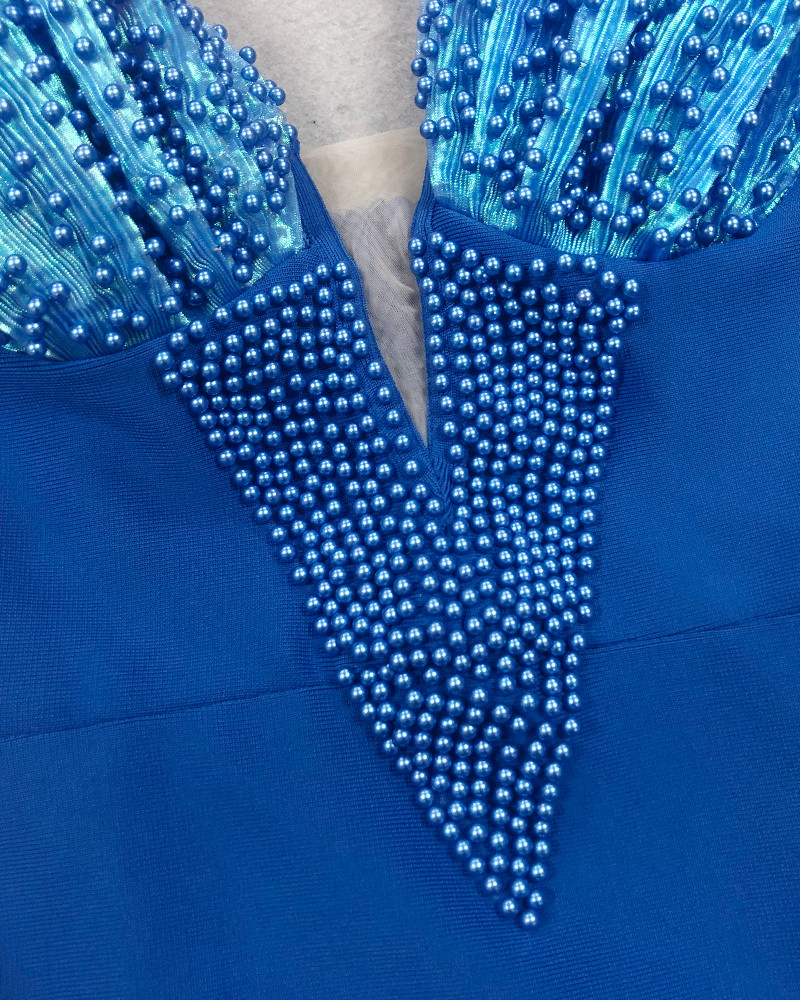 leilani blue maxi dress PQ Swim Spiritual Bloom Leilani Long Dress XS/S / Pink
