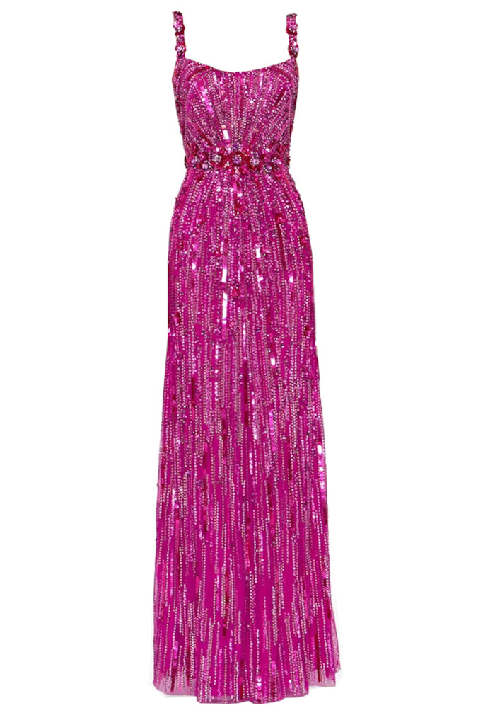 light pink sequin bridesmaid dress Simple Light Pink Sheath Cowl Neck Spaghetti Straps Bridesmaid Dresses,  MBD228