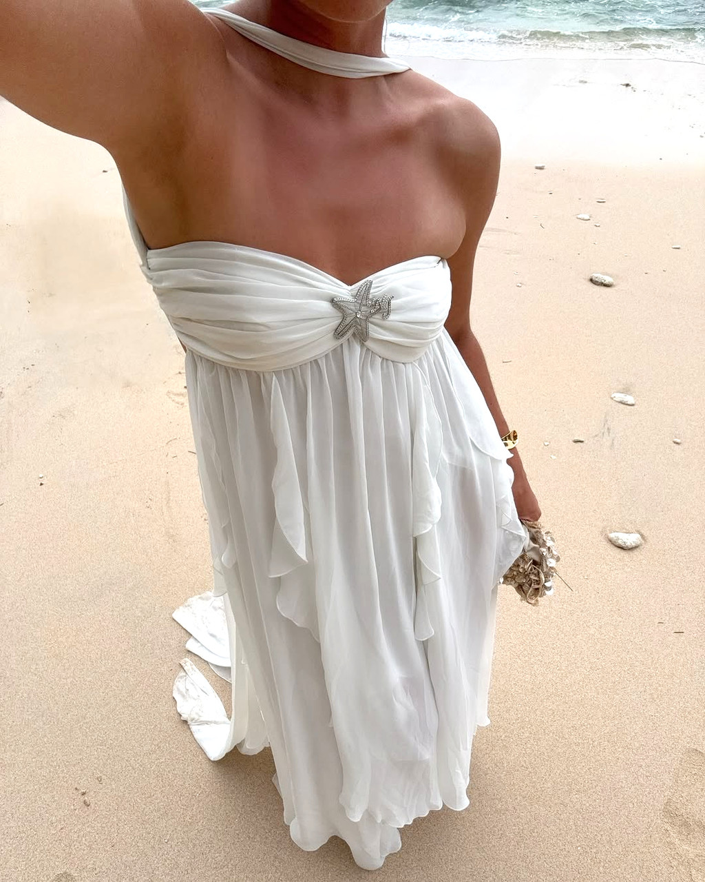 knee length dresses for ladies Cora Backless Maxi Dress main image 0