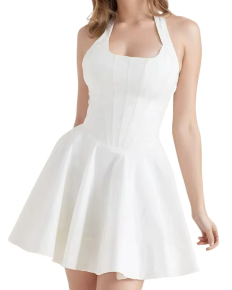taylor halter dress TAYLOR HALTER MIDI DRESS