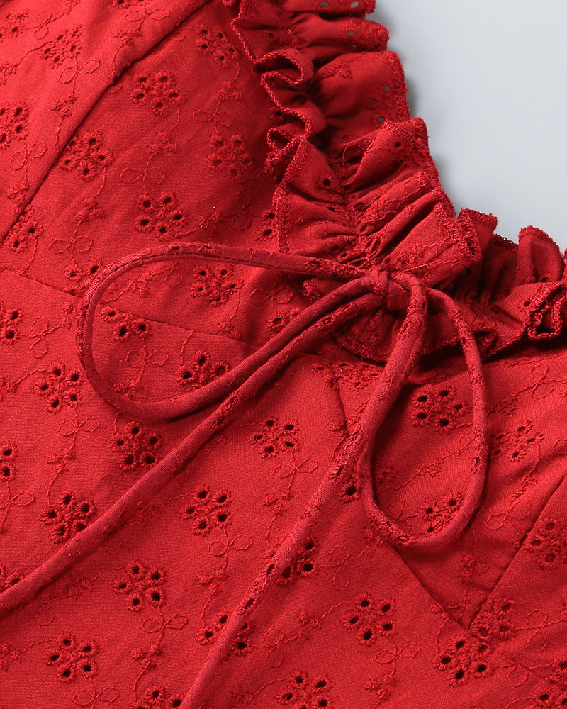 waimari stella embroidered dress Araminta Embroidered Maxi Dress - Stella Marina main image 0