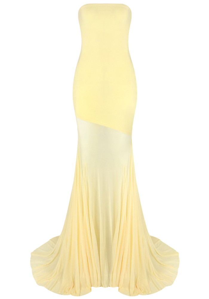 neon yellow mesh dress Mesh Iridescent Sequin Plunge Dress in Neon Yellow