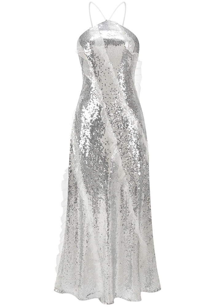 chinese dress ladies Ariel Halter Maxi Dress main image 0