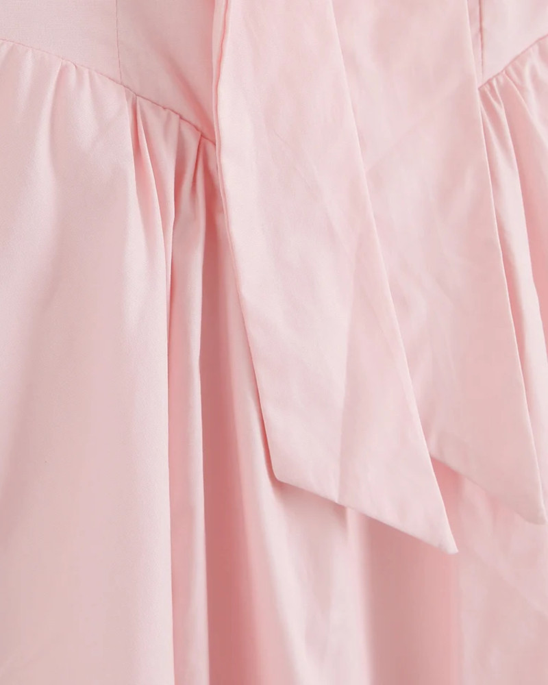 strapless open back dress Stevie Cape Dress – Poppie's Boutique main image 1