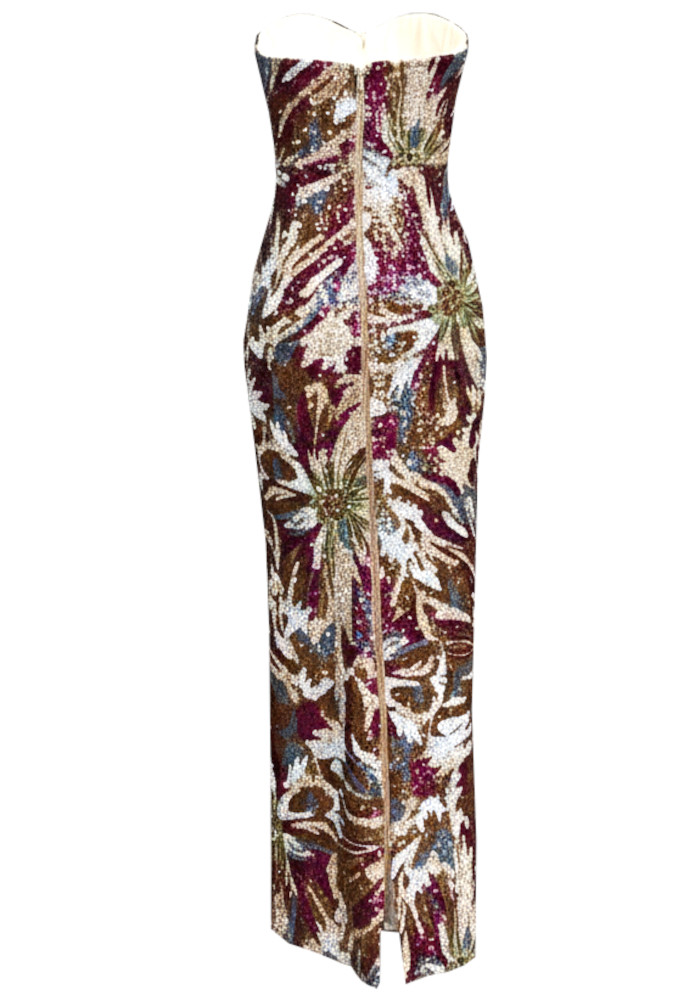 slim fit dress slacks The Jovani Black/Gold Sequin Short Formal Dress 6