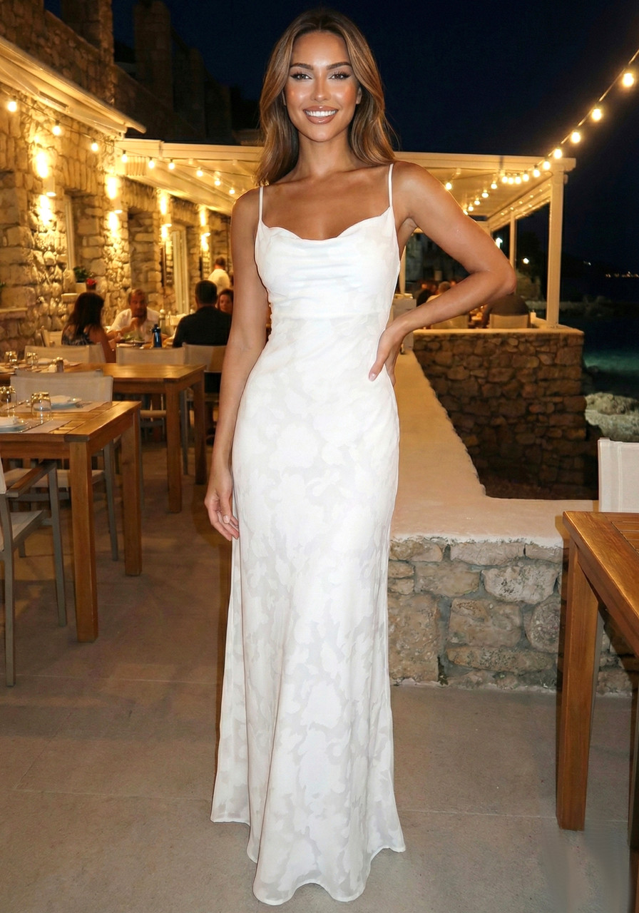 white del maar floral beach maxi dress River Island Del Maar White Floral Beach Maxi Dress Size L 16 UK