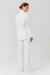 Sequin Suit White