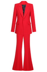 Long Sleeve Suit Red