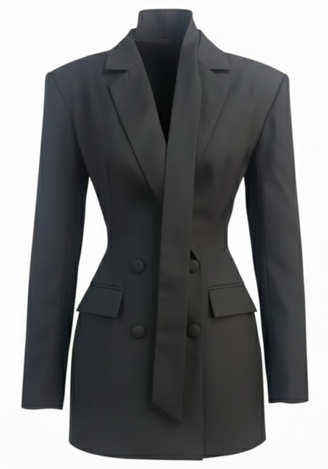 Blazer Dress Black