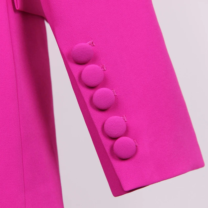 Long Sleeve Suit Hot Pink