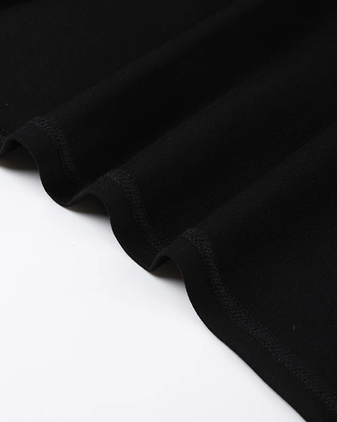 One Shoulder Crystal Maxi Dress Black