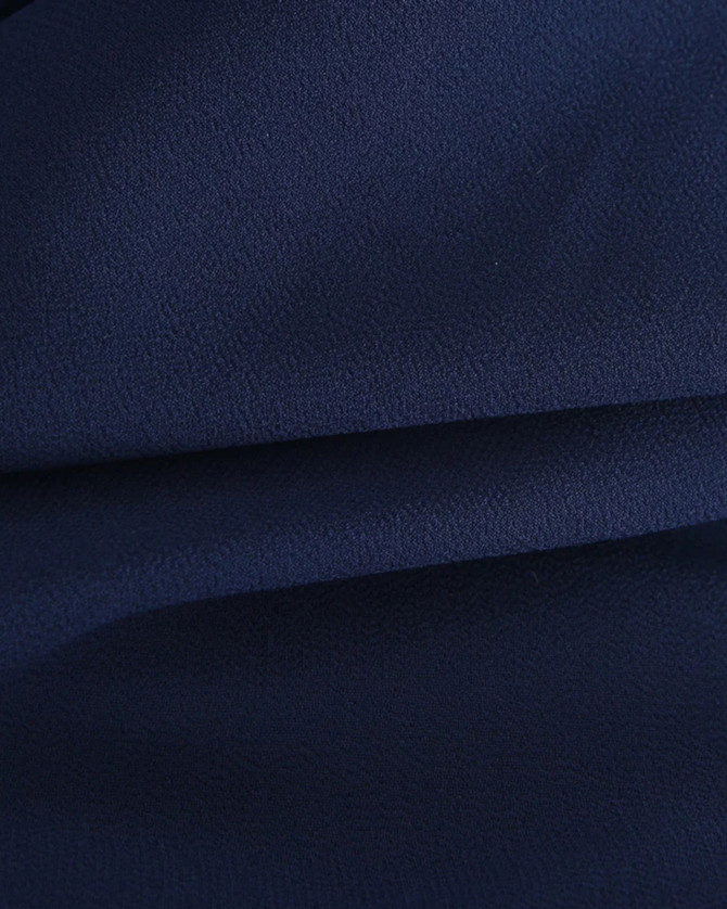 Halter A Line Midi Dress Navy Blue