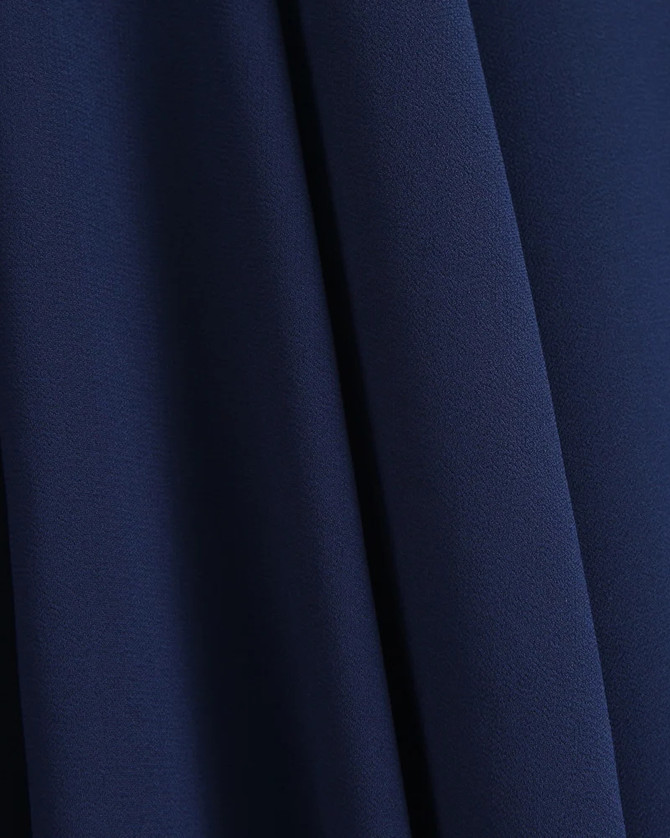 Halter A Line Midi Dress Navy Blue
