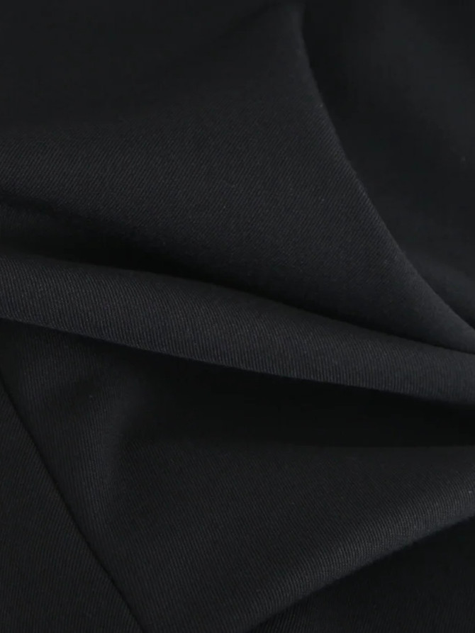 Halter Corset A Line Dress Black