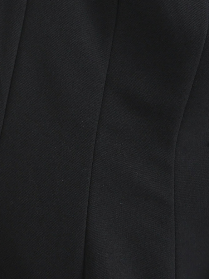 Halter Corset A Line Dress Black