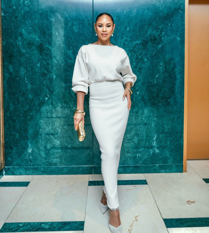 Long Sleeve Maxi Dress White