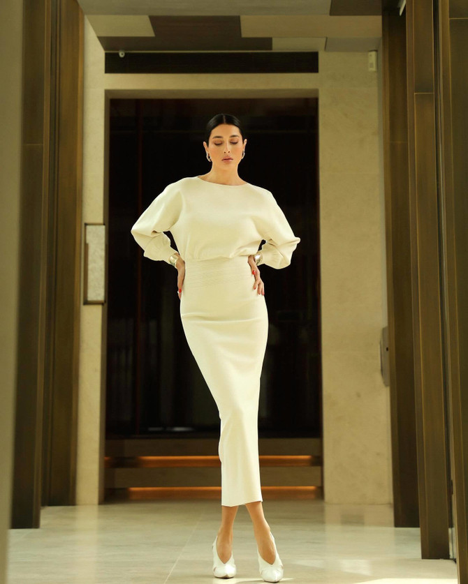 Long Sleeve Maxi Dress White