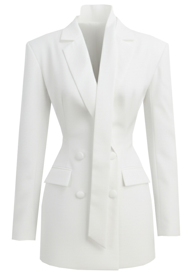 Blazer Dress White