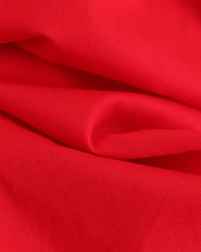 Halter Button A Line Midi Dress Red