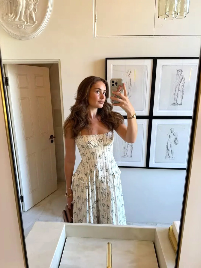 Halter Button A Line Midi Dress Floral